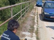 Неексплодирана граната со калибар 75mm извлечена од под вода во Црна Река кај с. Радобор