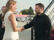 Украинскиот претседател Володимир Зеленски пристигна во Србија